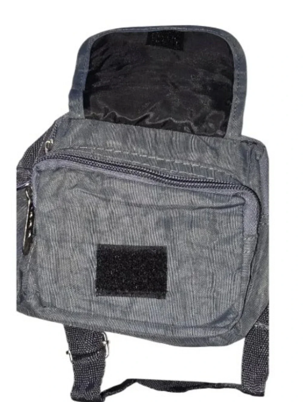 Q.B.L.L.C-Mjni Zip Pouch Crossbody Bag (Gray 🩶)